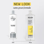 Nioxin System 1 Scalp + Hair Shampoo and Conditioner 16oz Duo ($70 Value) / 16.9oz