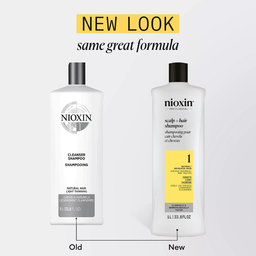 Nioxin System 1 Scalp + Hair Shampoo and Conditioner Liter Duo ($104 Value) / 33.8OZ thumbnail 4