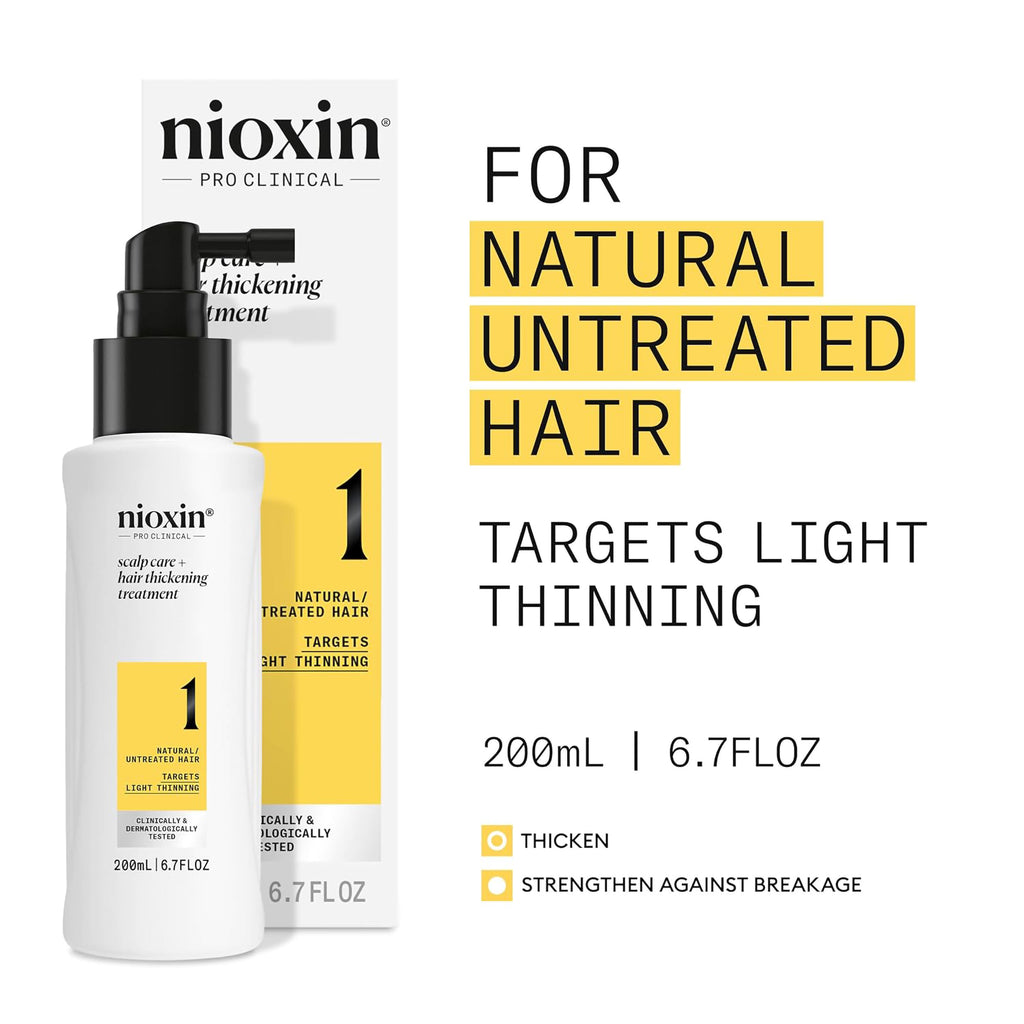 Nioxin System 1 Scalp Care + Hair Thickening Treatment / 6.7OZ thumbnail 8