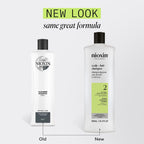 Nioxin System 2 Scalp + Hair Shampoo and Conditioner 16oz Duo ($70 Value) / 16.9OZ