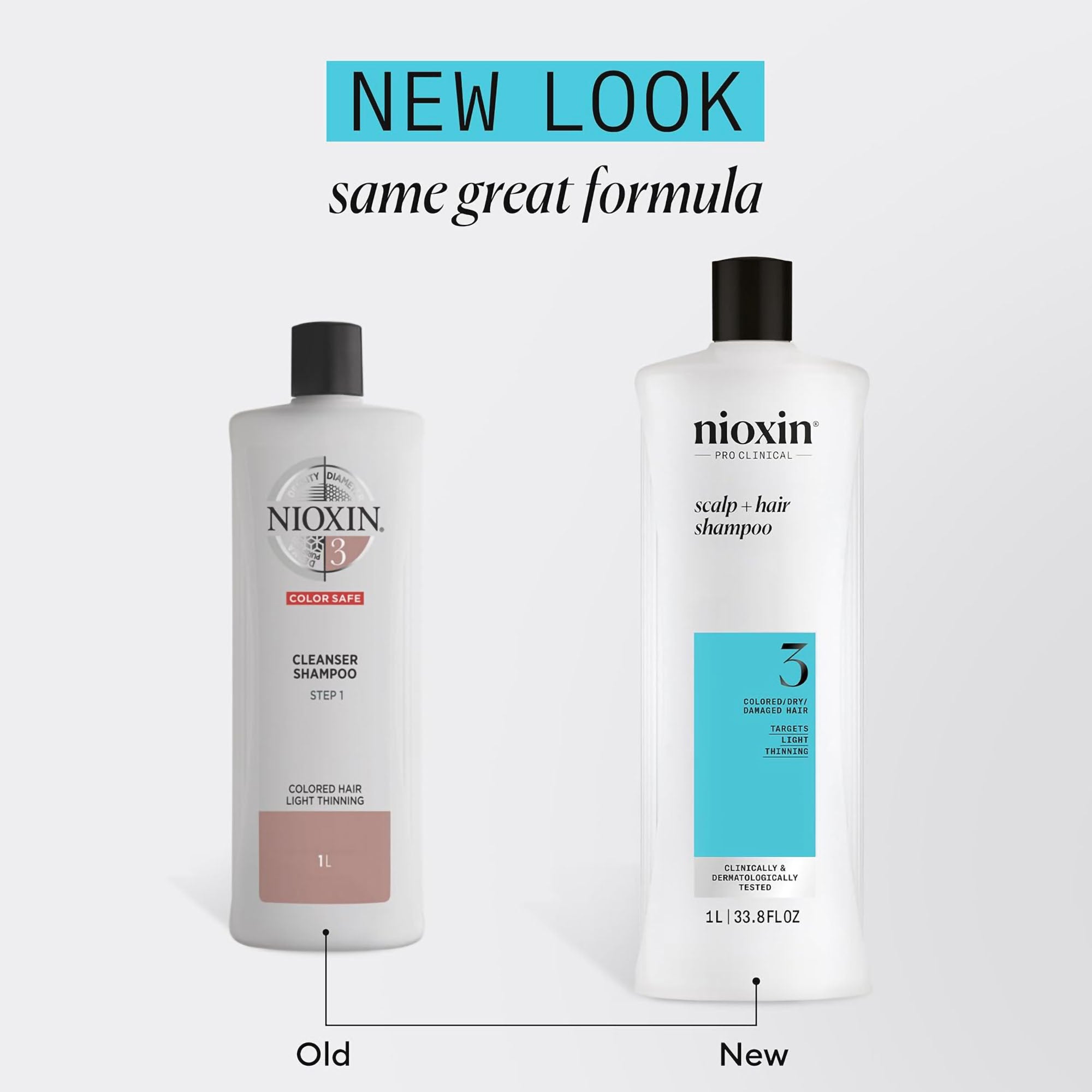 Nioxin System 3 Scalp + Hair Shampoo and Conditioner Liter Duo ($104 Value) / 33.8OZ