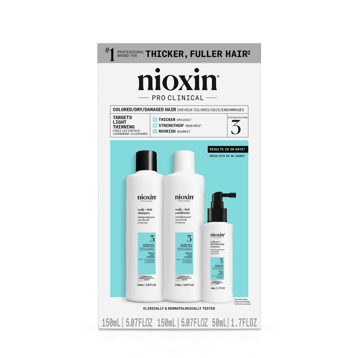 Nioxin System 3 Trial Kit / KIT, image 28384896188566