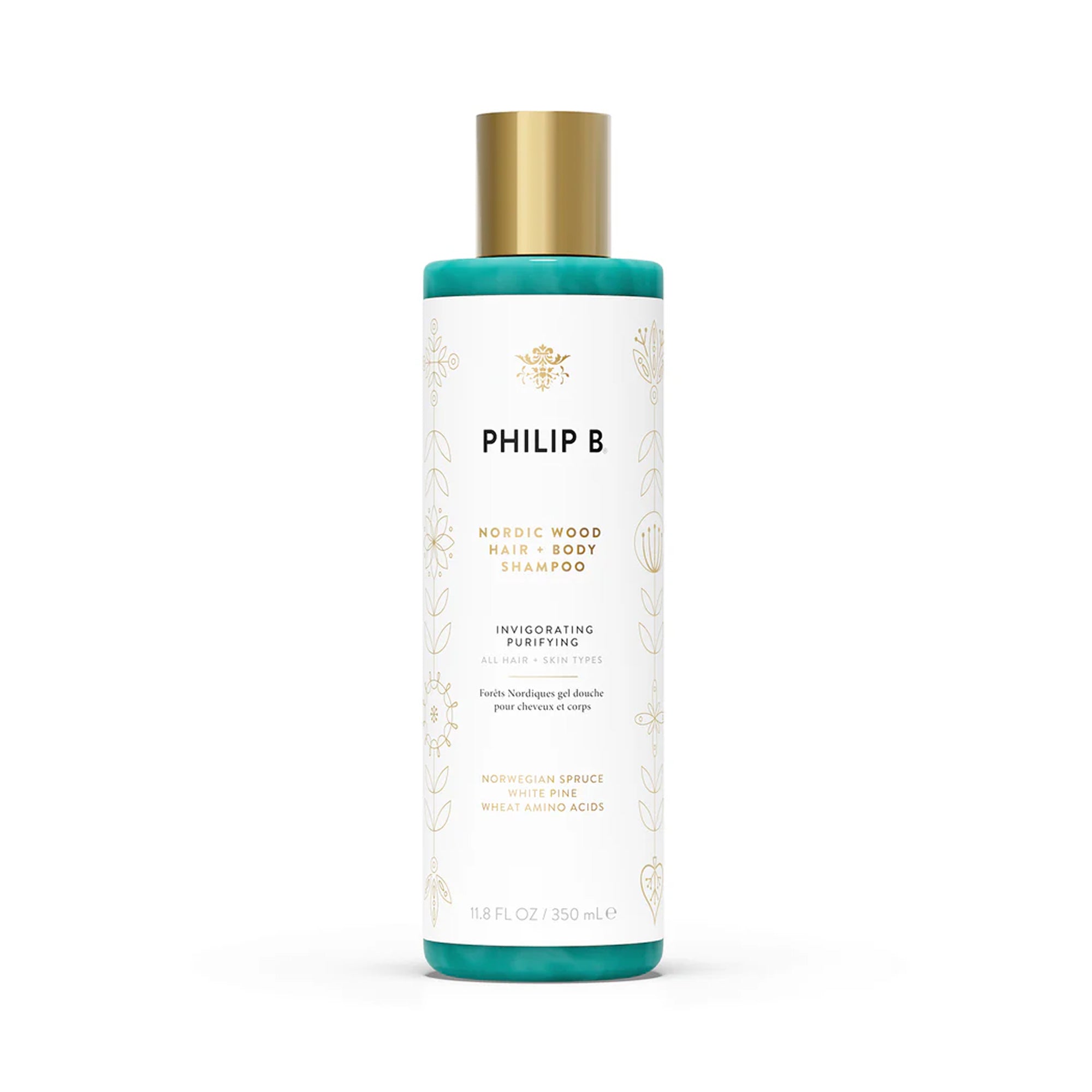 Philip B Nordic Wood Hair & Body Shampoo / 11.8OZ