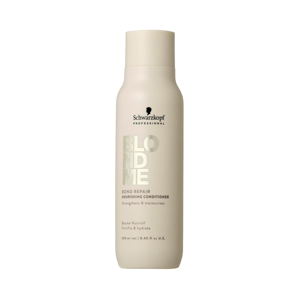 Schwarzkof Professional BLONDME Bond Repair Nourishing Conditioner 8.45 oz beige bottle