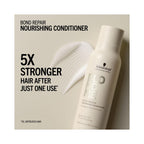 Schwarzkof Professional BLONDME Bond Repair Nourishing Conditioner, beige bottle, stronger hair after one use