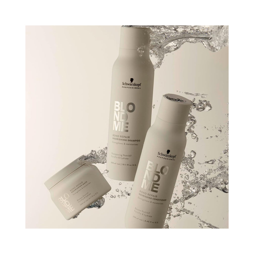 Schwarzkof Professional BLONDME Bond Nourishing family of products, 2 bottles and 1 jar thumbnail 4