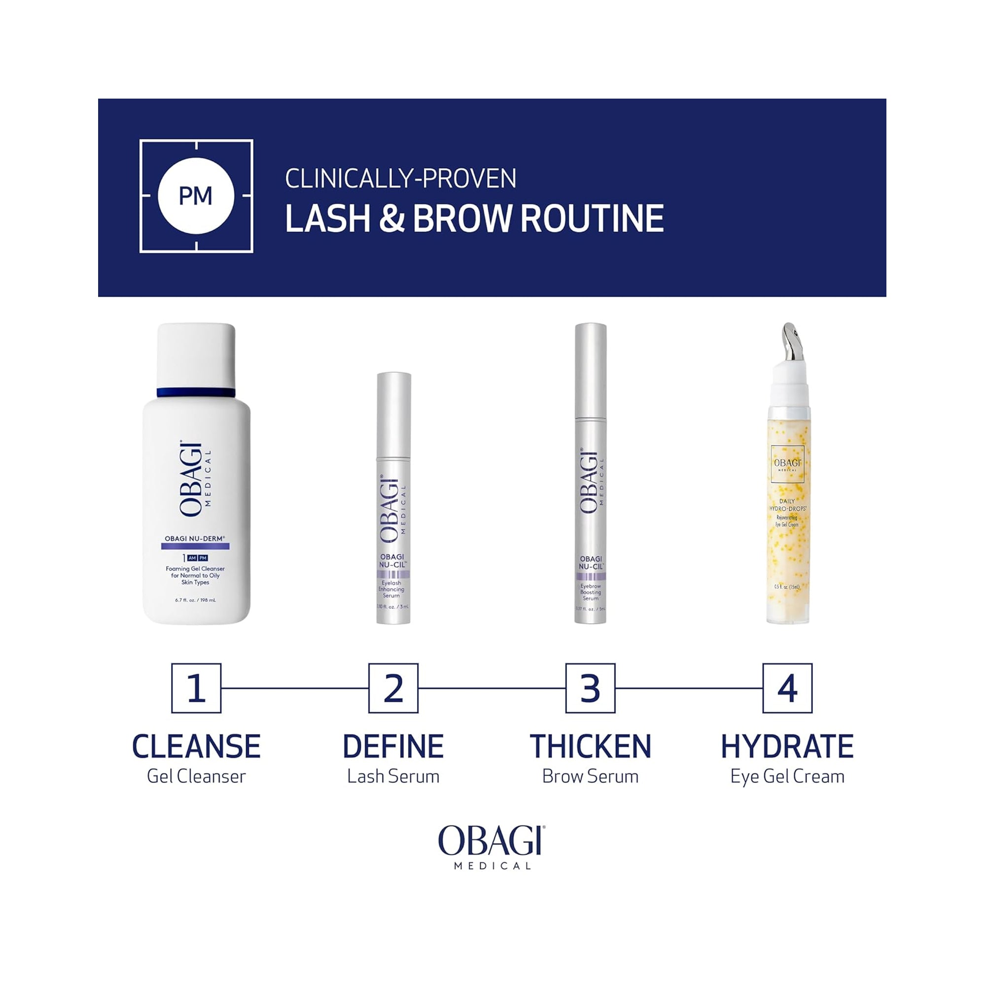 Obagi Nu-Cil Eyebrow Boosting Serum / 5ML