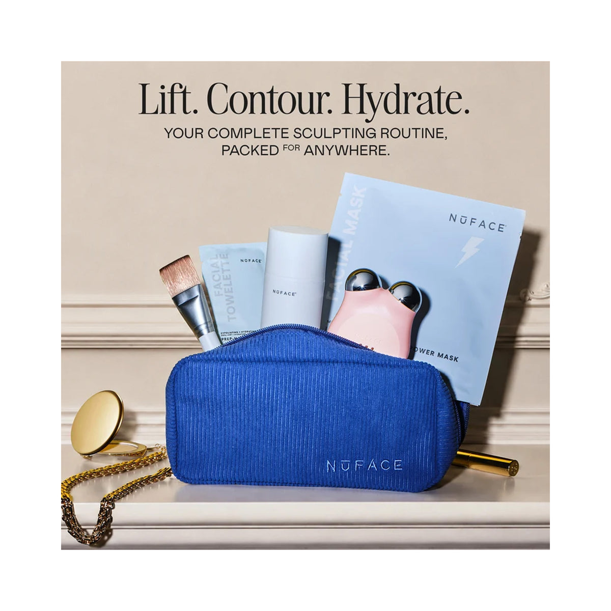 Nuface Mini+ Hydrate & Sculpt Kit ($289 Value), image 46249512829078