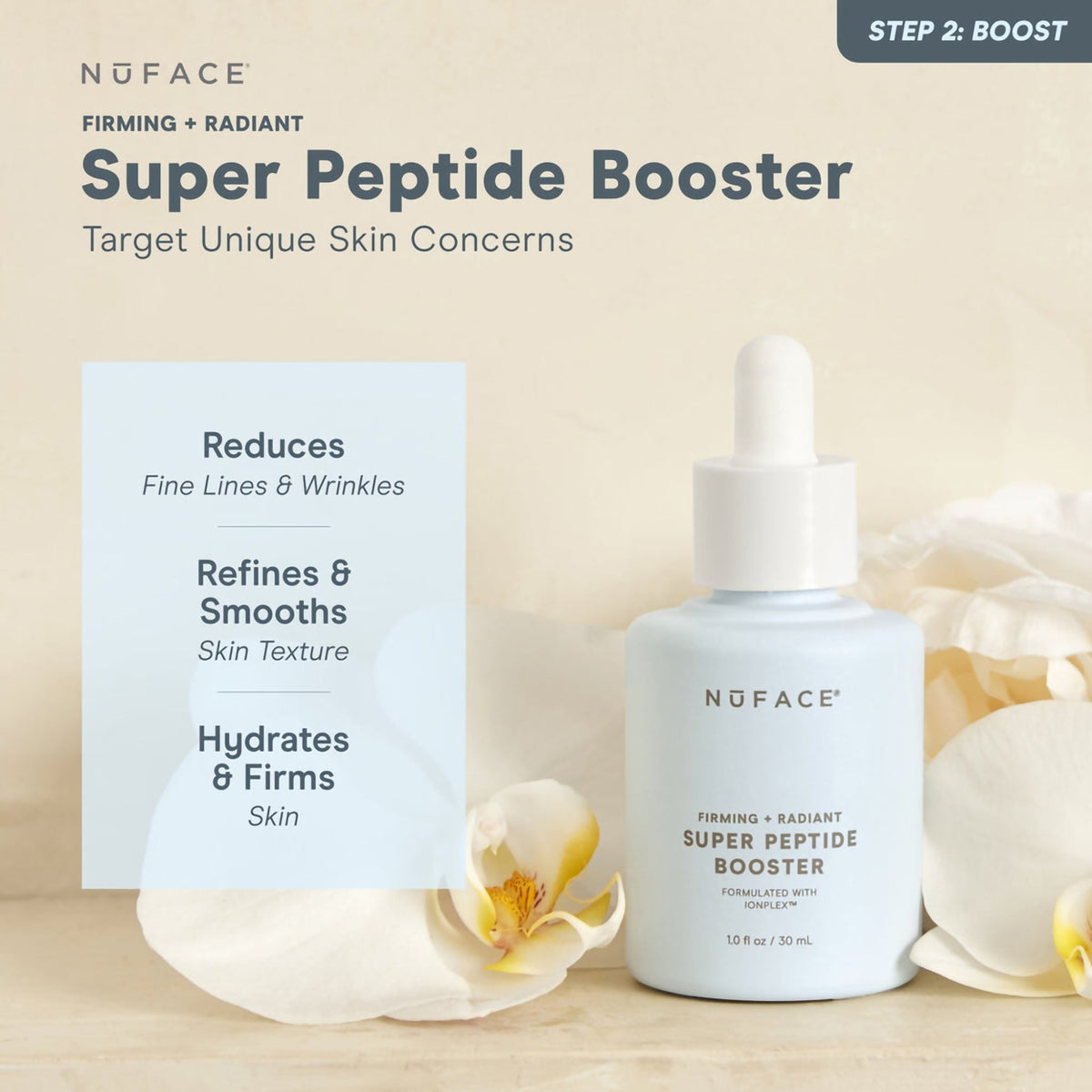 Nuface Super Peptide Booster - Firming & Radiant / 1OZ, image 27787110875286