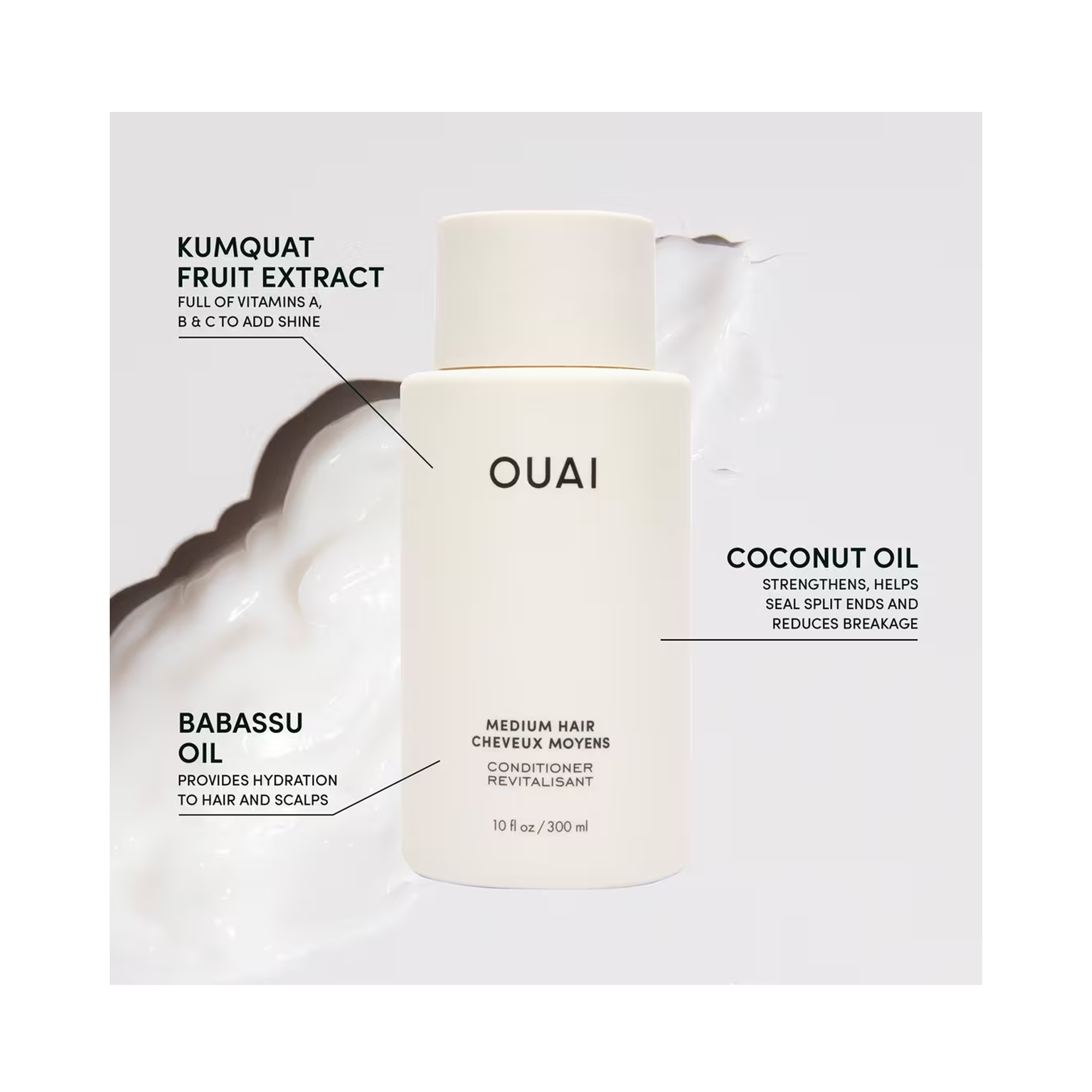 OUAI Medium Hair Conditioner / 10OZ