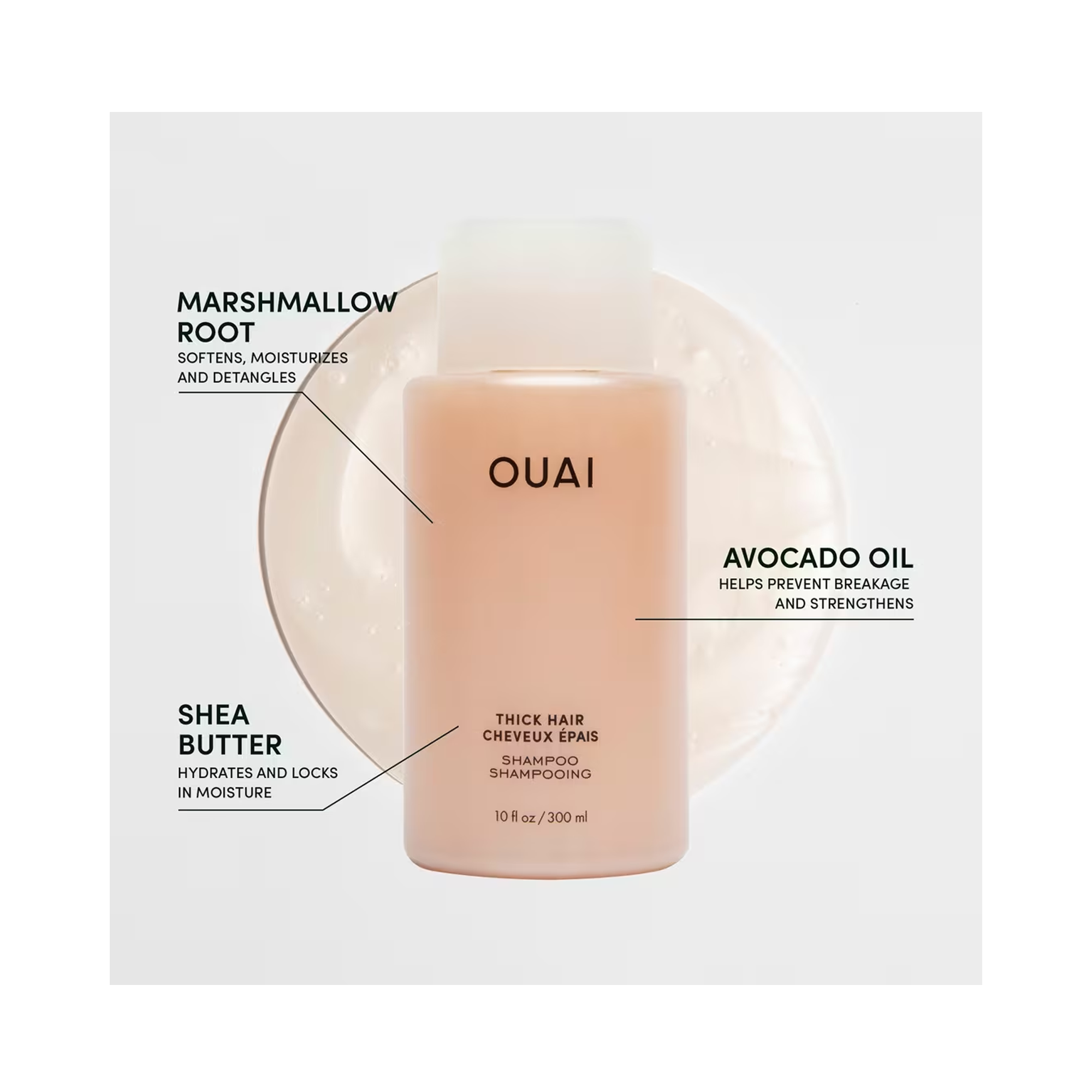 OUAI Thick Hair Shampoo / 10OZ