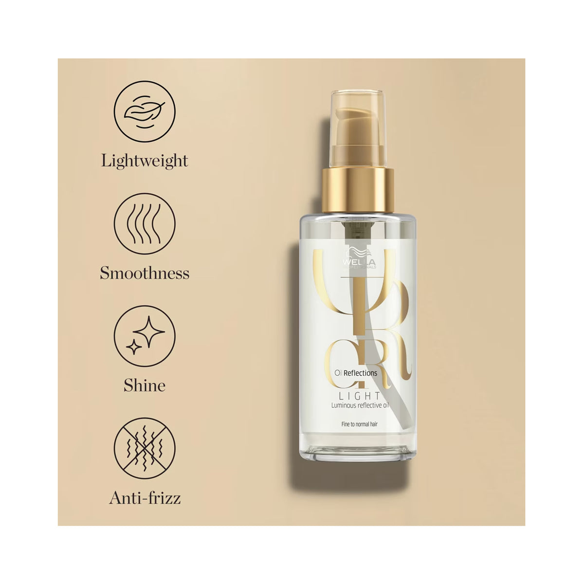 Wella Oil Reflections Light Luminous Reflective Oil - 3.3oz / 3.3OZ, image 32220586639510