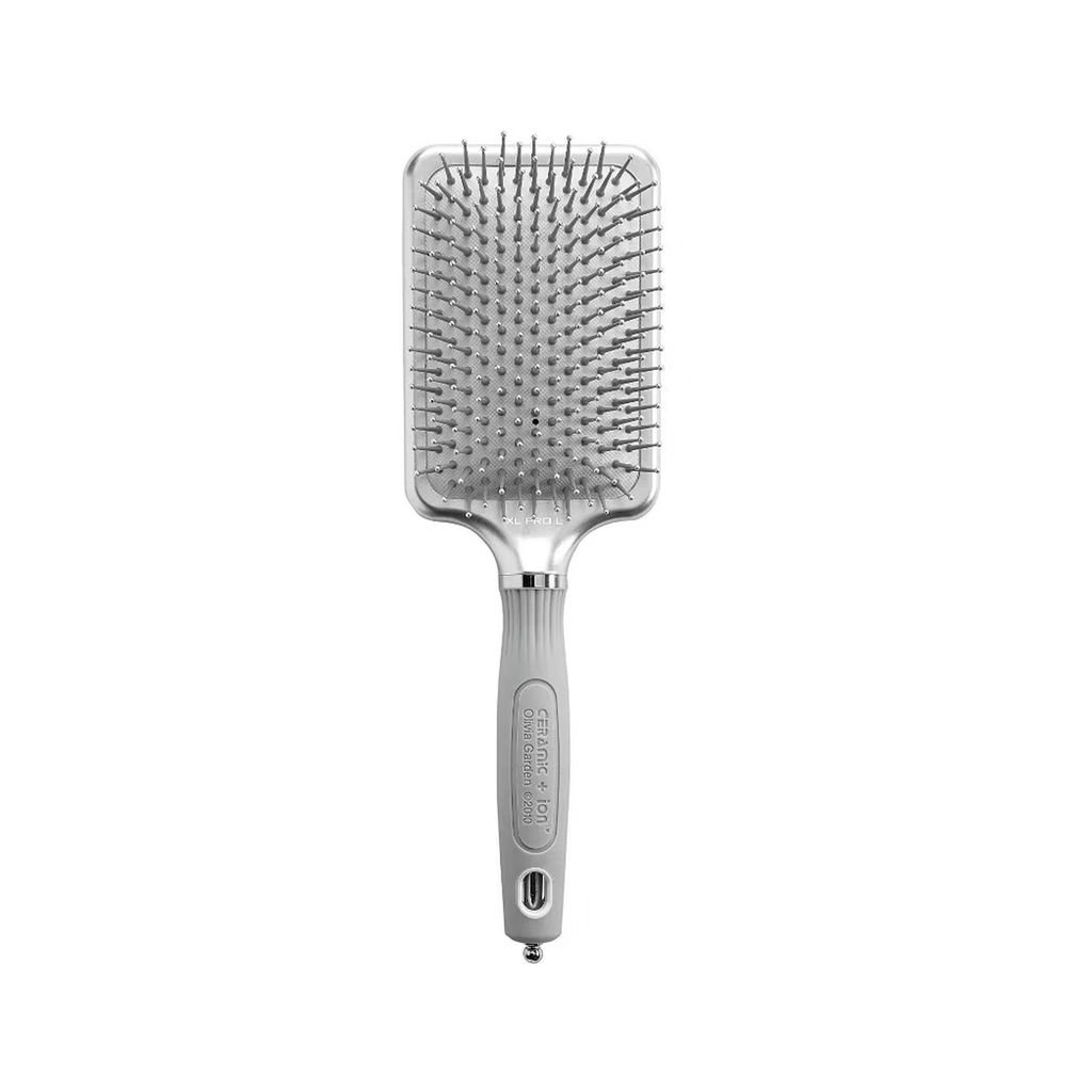 Olivia Garden Ceramic + Ion Anti-Static Paddle Brush thumbnail 1