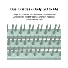 Olivia Garden CurlyHair Dual Bristle Vented Brush-Green
