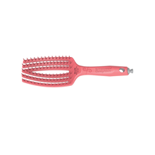 Olivia Garden CurlyHair Single Bristle Vented Brush-Pink
