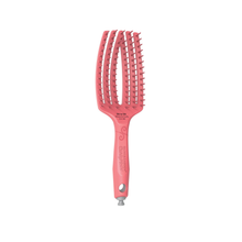 Olivia Garden CurlyHair Single Bristle Vented Brush-Pink