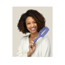 Olivia Garden CurlyHair Wide Bristle Vented Brush-Purple