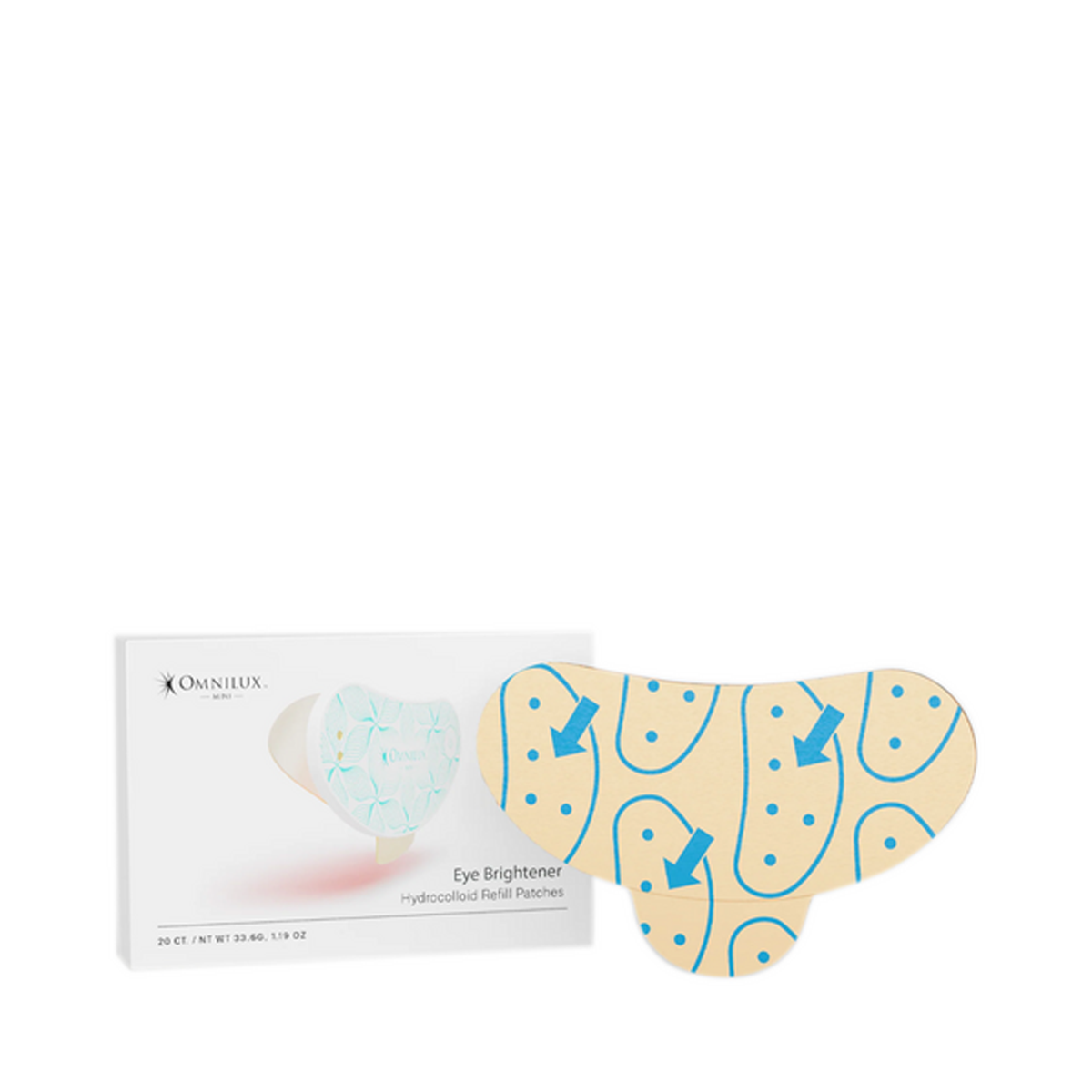 Omnilux Eye Brightener Hydrocolloid Refill Patches (20 ct)