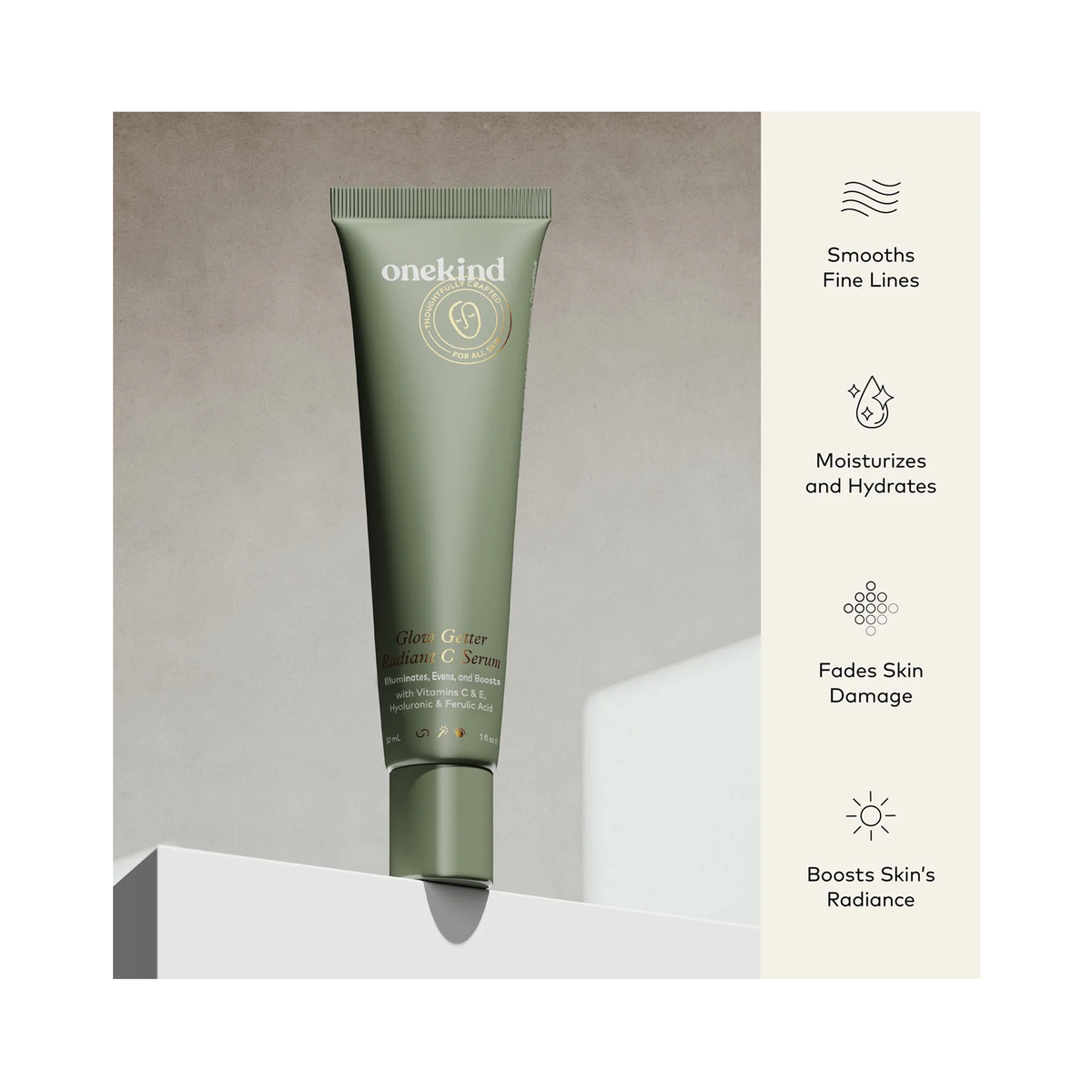 Onekind_Glow_Getter_Radiant_C_Serum_1oz / 1OZ, image 30111947063446