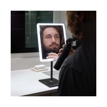 LUNA London ORBIT 7x Magnifying LED Vanity Mirror with 3 Light Modes / PHANTOM BLACK