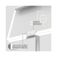 LUNA London ORBIT 7x Magnifying LED Vanity Mirror with 3 Light Modes / CHALK GREY