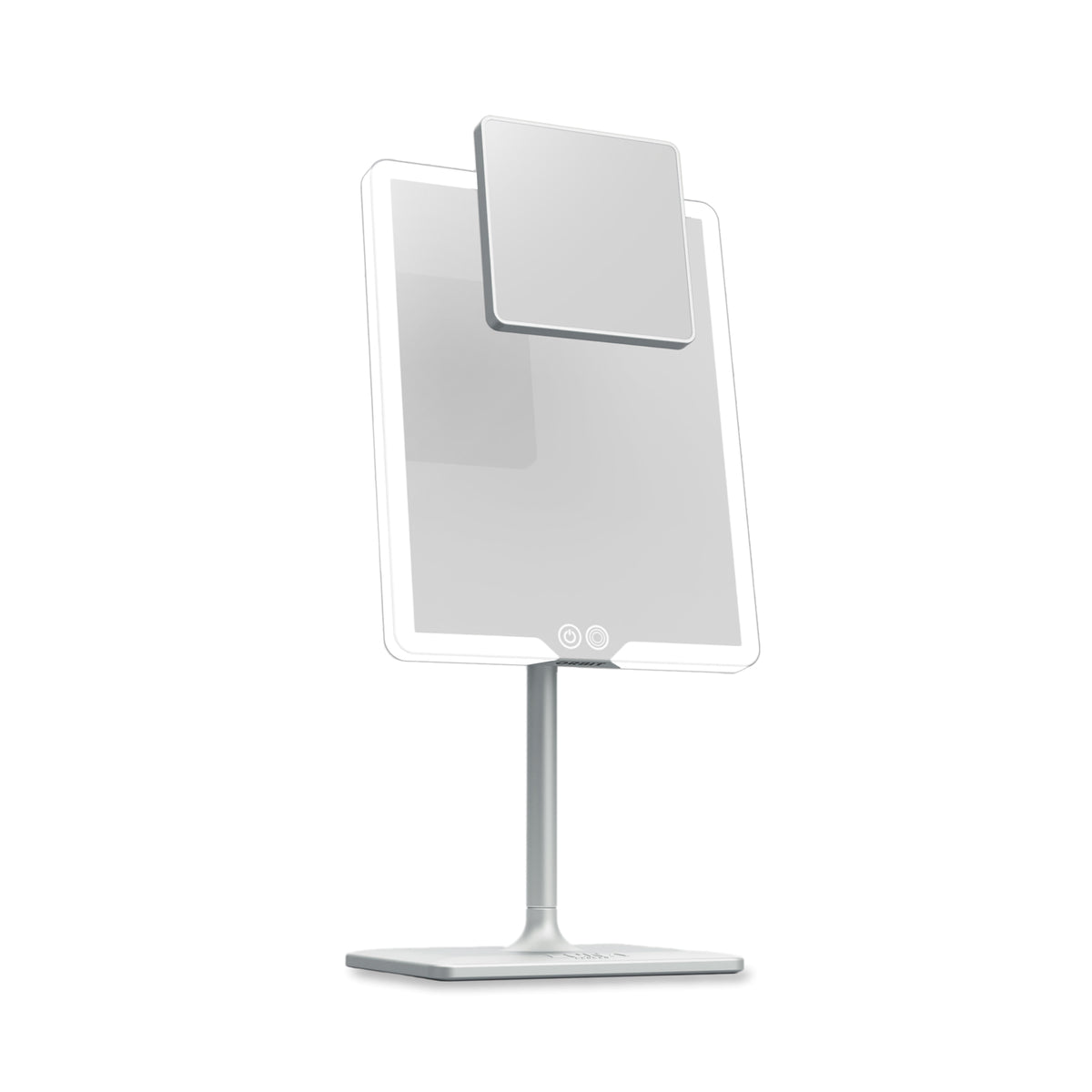 LUNA London ORBIT 7x Magnifying LED Vanity Mirror with 3 Light Modes / CHALK GREY, image 46179581722774