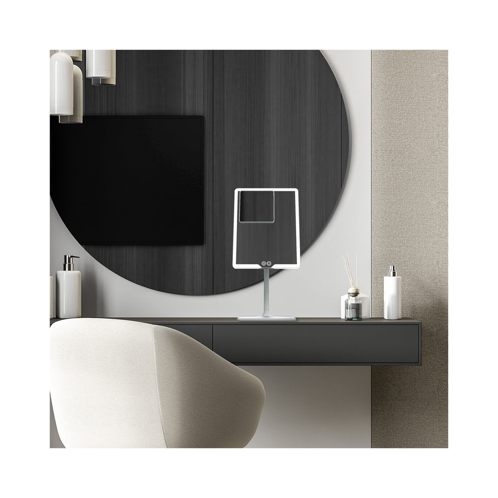 LUNA London ORBIT 7x Magnifying LED Vanity Mirror with 3 Light Modes / CHALK GREY thumbnail 30