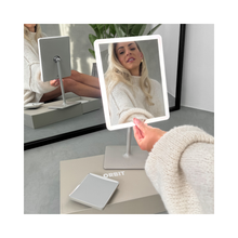 LUNA London ORBIT 7x Magnifying LED Vanity Mirror with 3 Light Modes / SOFT STONE