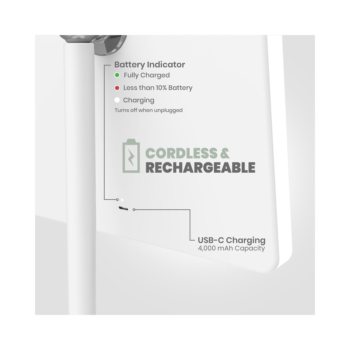 LUNA London ORBIT 7x Magnifying LED Vanity Mirror with 3 Light Modes / ALPINE WHITE, image 46179582476438