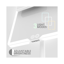 LUNA London ORBIT 7x Magnifying LED Vanity Mirror with 3 Light Modes / ALPINE WHITE
