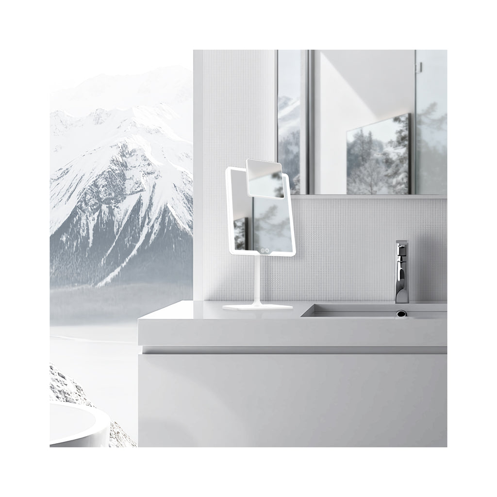 LUNA London ORBIT 7x Magnifying LED Vanity Mirror with 3 Light Modes / ALPINE WHITE thumbnail 38