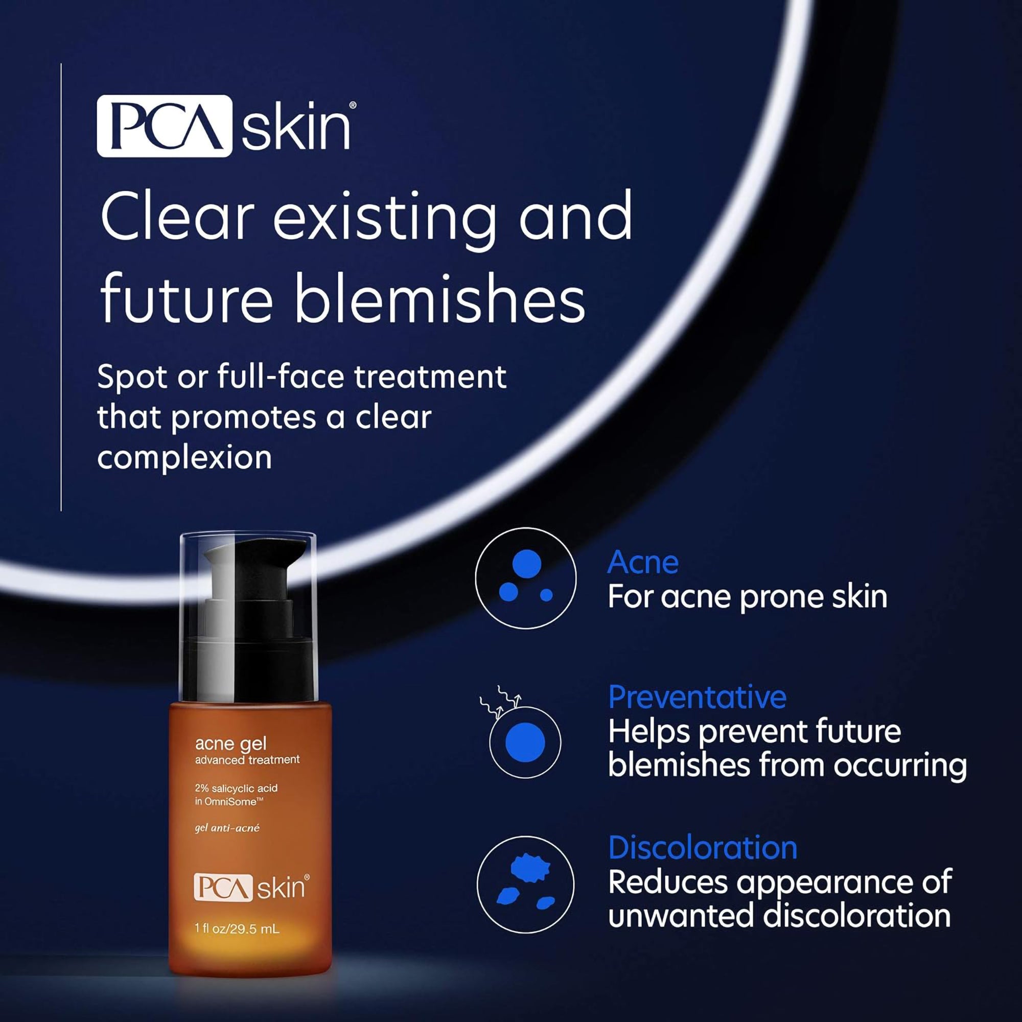 PCA Skin Acne Gel with Omnisome / 1OZ