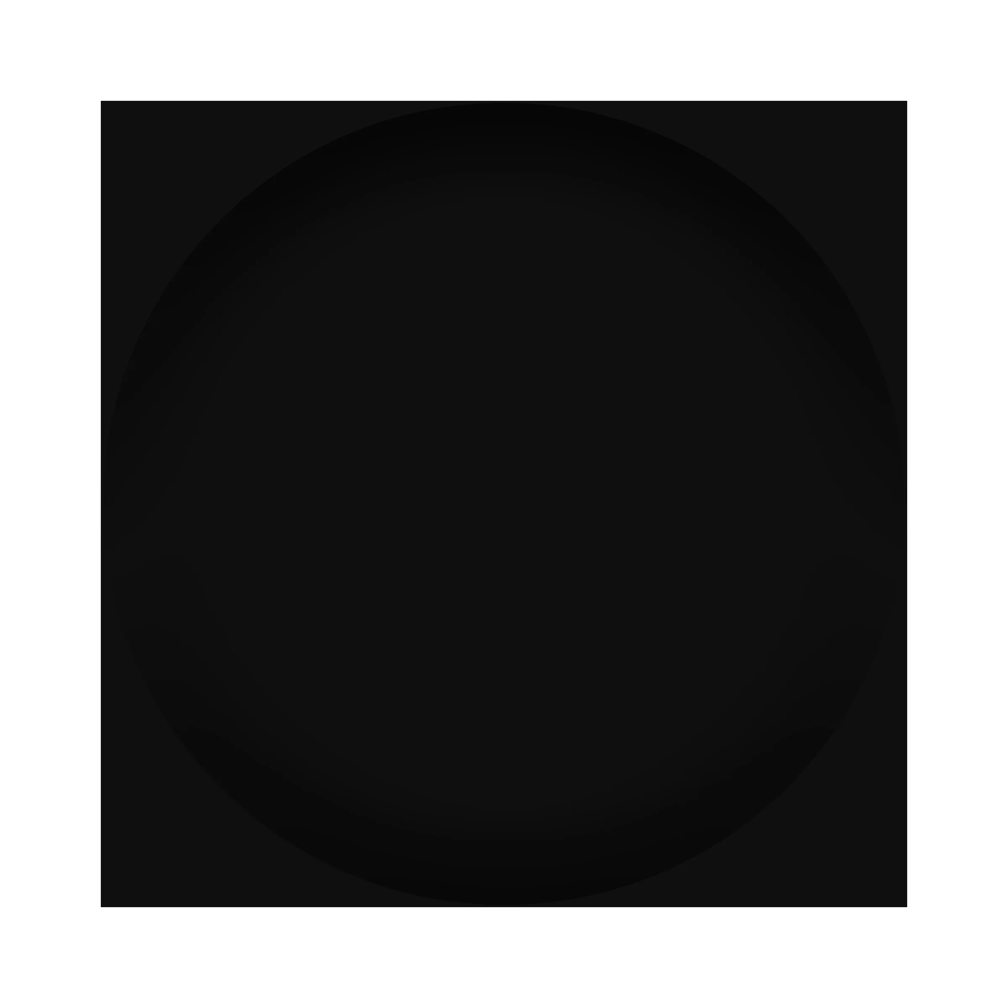 LUNA London ORBIT 7x Magnifying LED Vanity Mirror with 3 Light Modes / PHANTOM BLACK / swatch