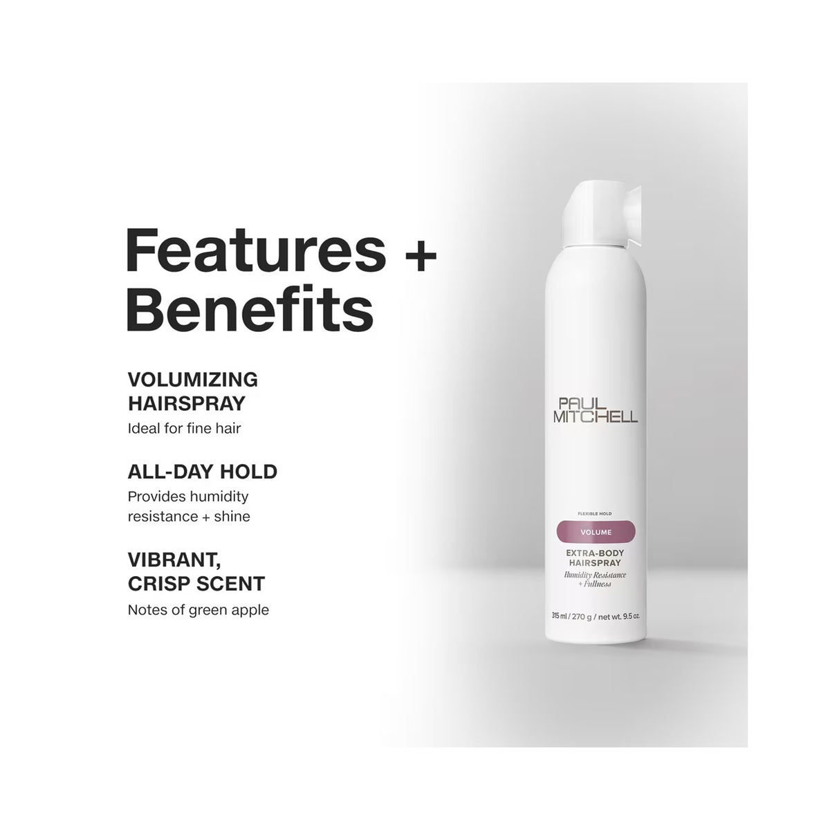 Paul Mitchell Extra-Body Hairspray / 9.5OZ, image 31045000921238