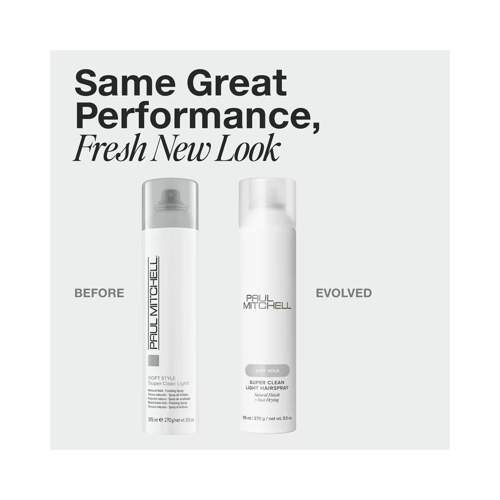 Paul Mitchell Super Clean Light Hairspray / 9.5OZ