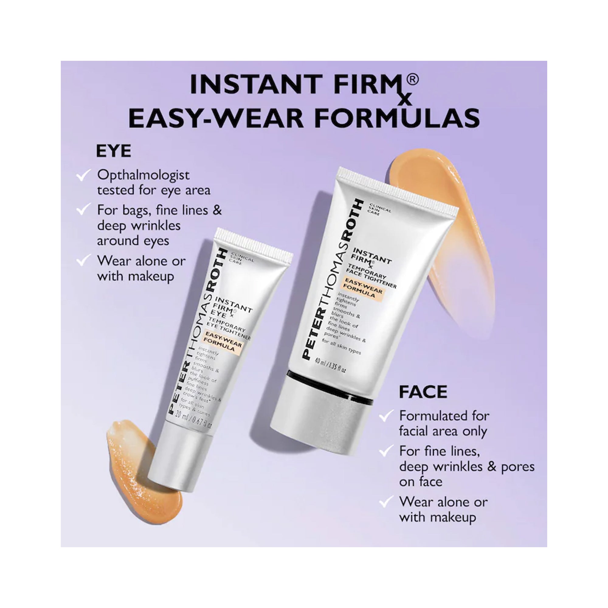 Peter Thomas Roth Instant FirmX Temporary Face Tightener Easy-Wear Formula / 1.35OZ