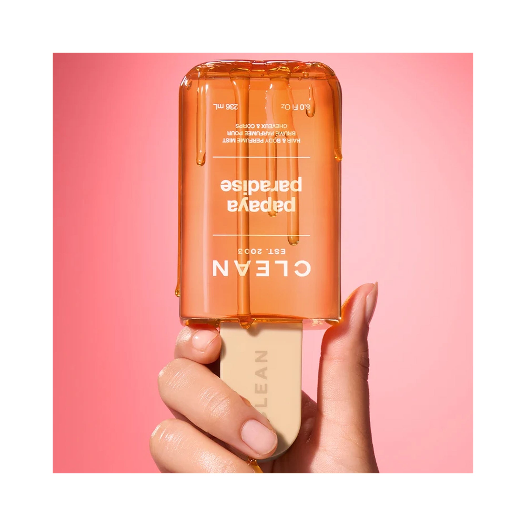 CLEAN Papaya Paradise Hair & Body Perfume Mist / 8OZ