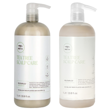 Paul Mitchell Tea Tree Scalp Care Regeniplex Shampoo & Conditioner Liter Duo / LITER