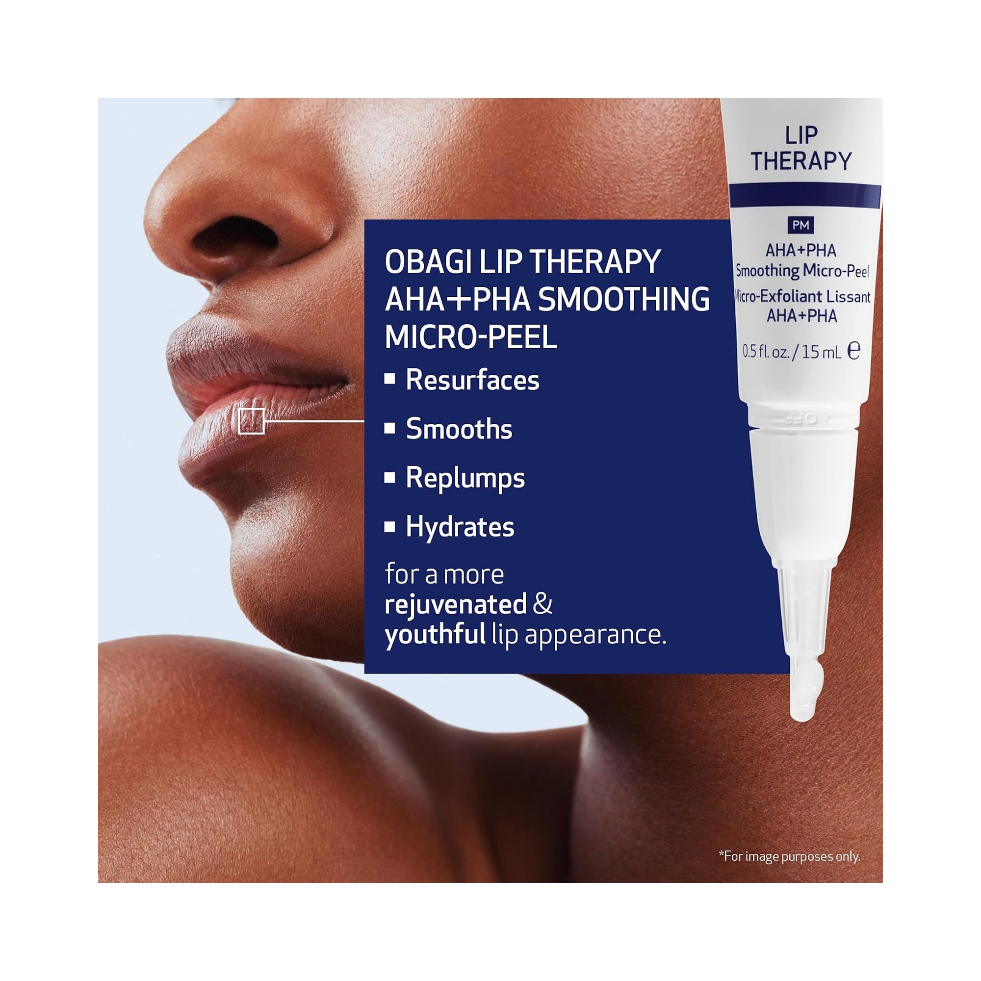 Obagi Lip Therapy AHA + PHA Smoothing Micro-Peel / 0.5OZ