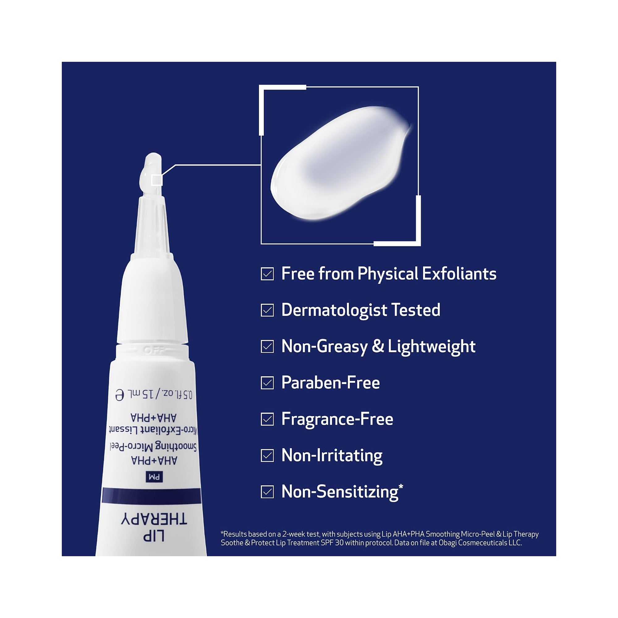 Obagi Lip Therapy AHA + PHA Smoothing Micro-Peel / 0.5OZ