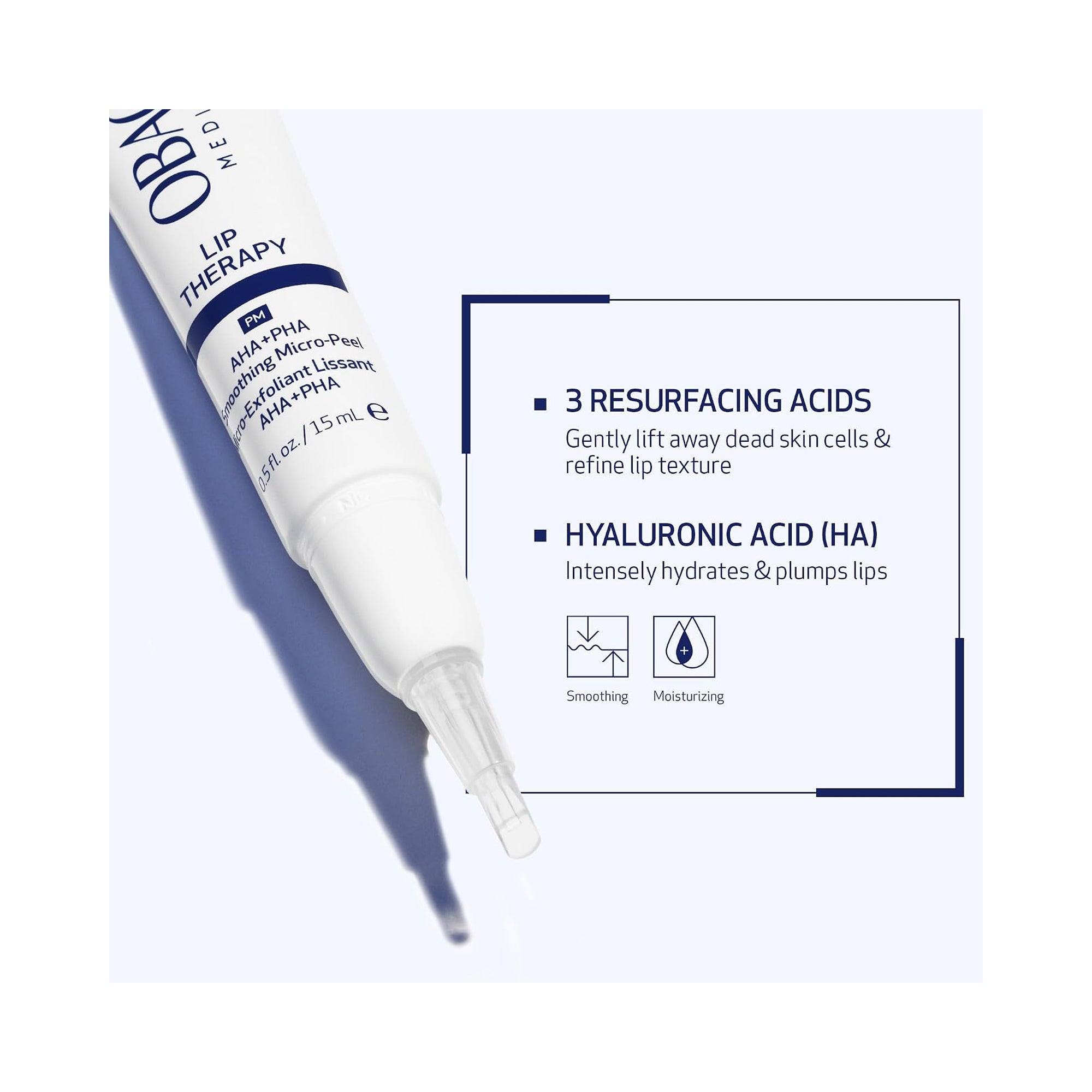 Obagi Lip Therapy AHA + PHA Smoothing Micro-Peel / 0.5OZ
