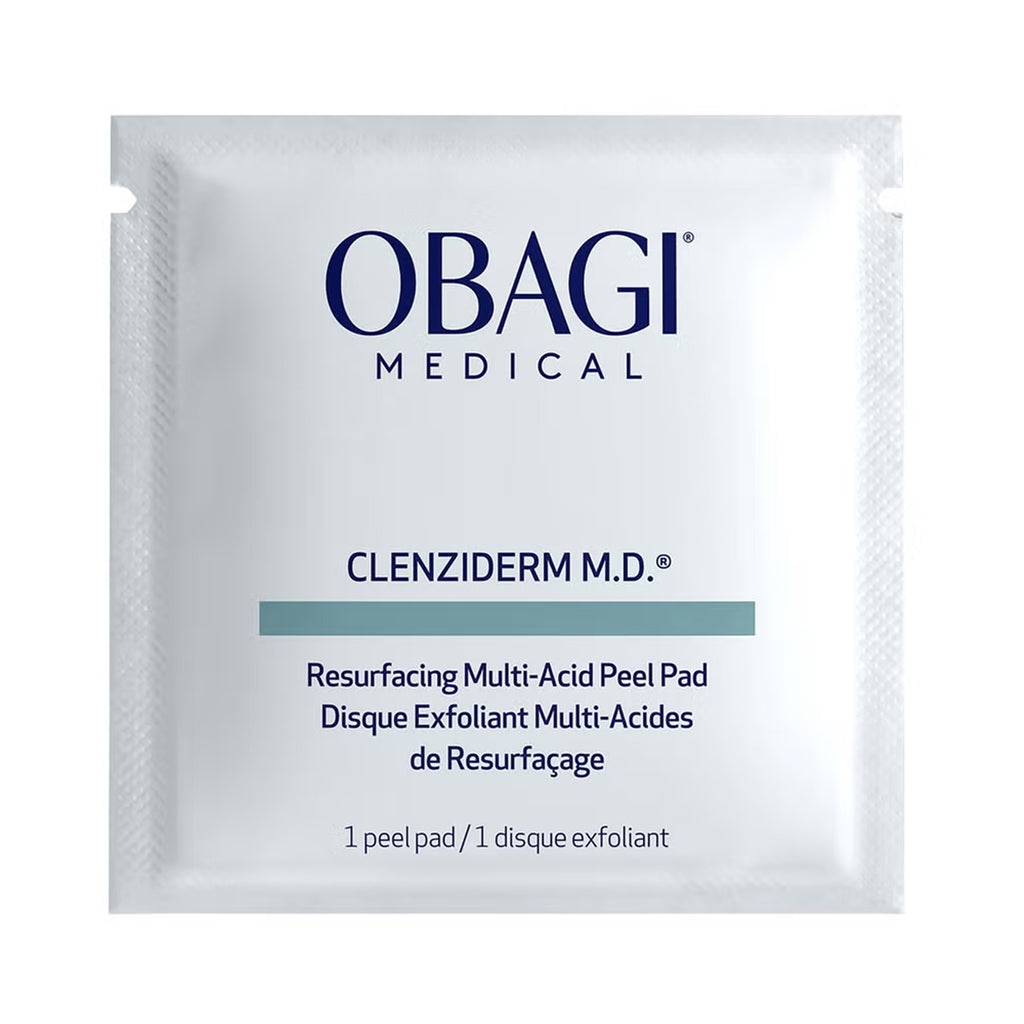 Obagi Clenziderm M.D. Resurfacing Multi-Acid Peel Pads, white packette thumbnail 1