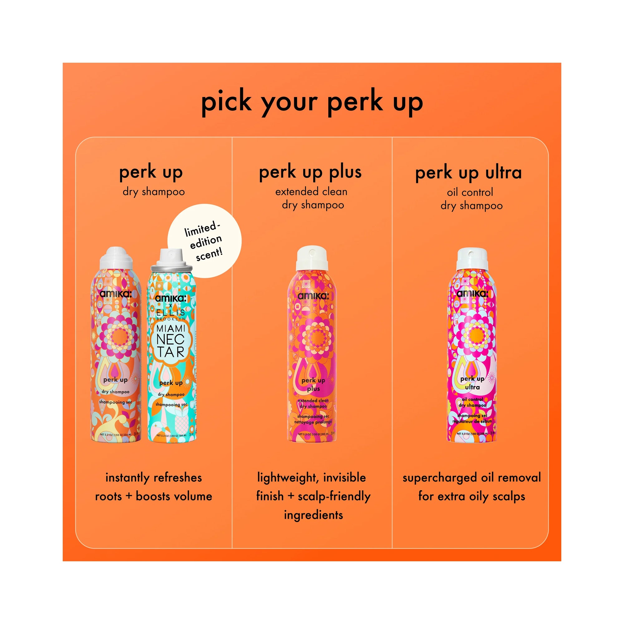 Amika Perk Up Dry Shampoo / 5.3OZ