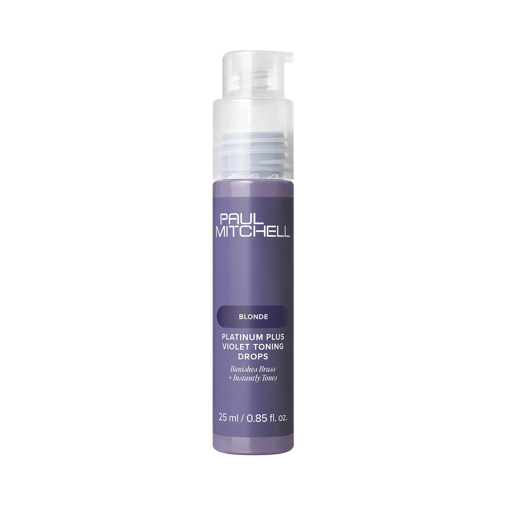 Paul Mitchell Platinum Plus Violet Toning Drops / .85 OZ thumbnail 1