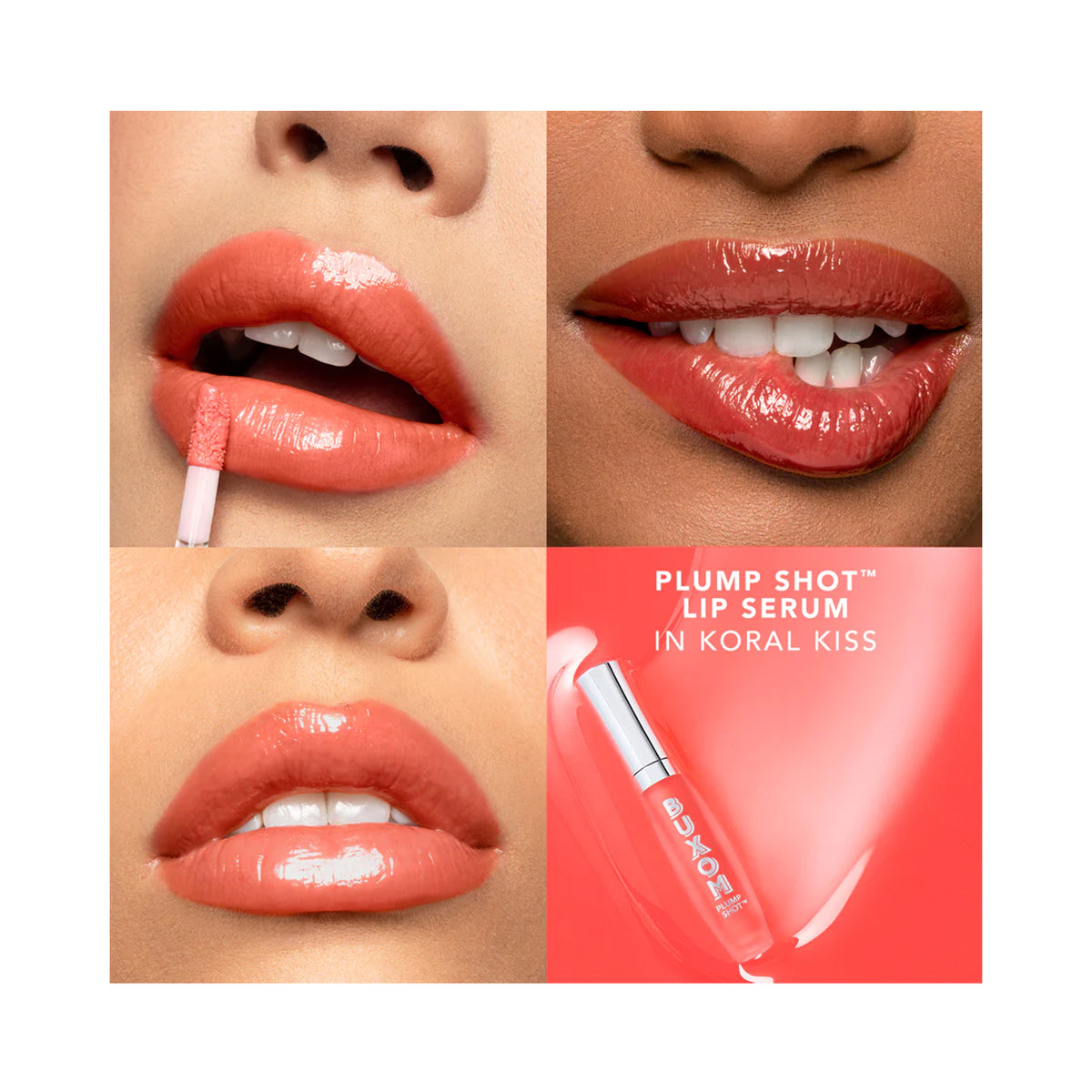 Buxom PLUMP SHOT Collagen-Infused Lip Serum / KORAL KISS, image 32443176026262