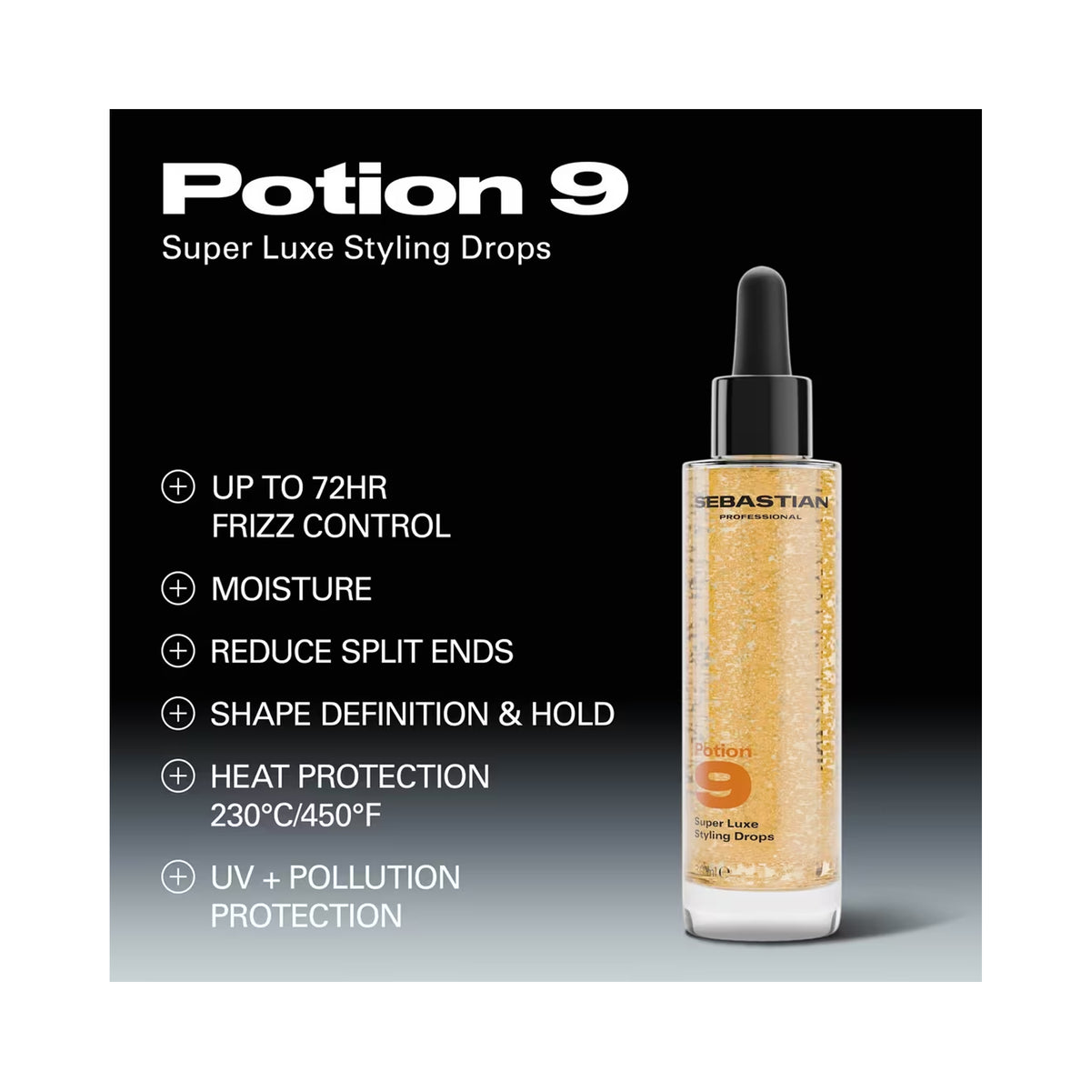 Sebastian Potion 9 Super Luxe Styling Drops / 1OZ