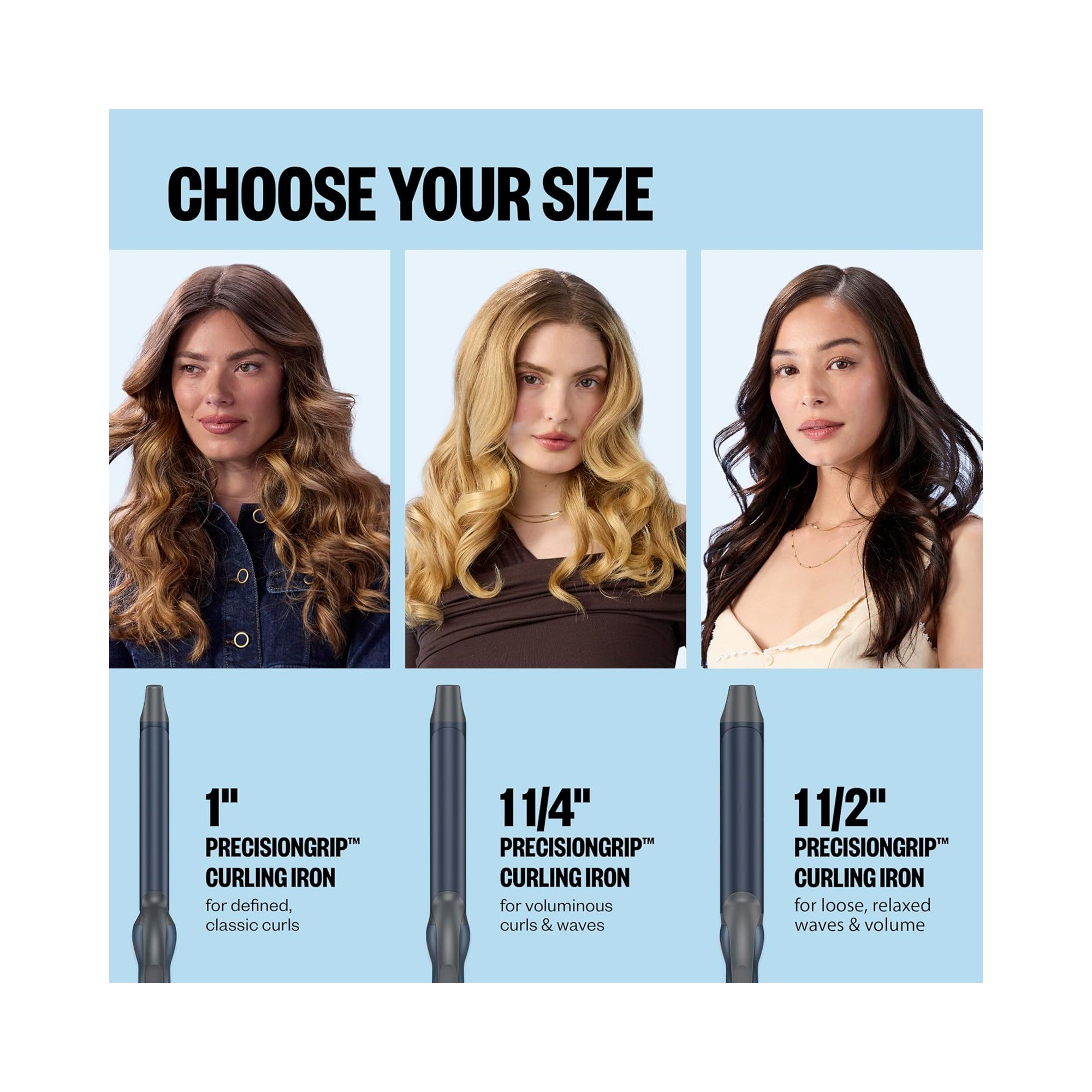 BabylissPro PrecisionGrip 1 Curling Iron - Item No. BNTSC100 / 1 Inch