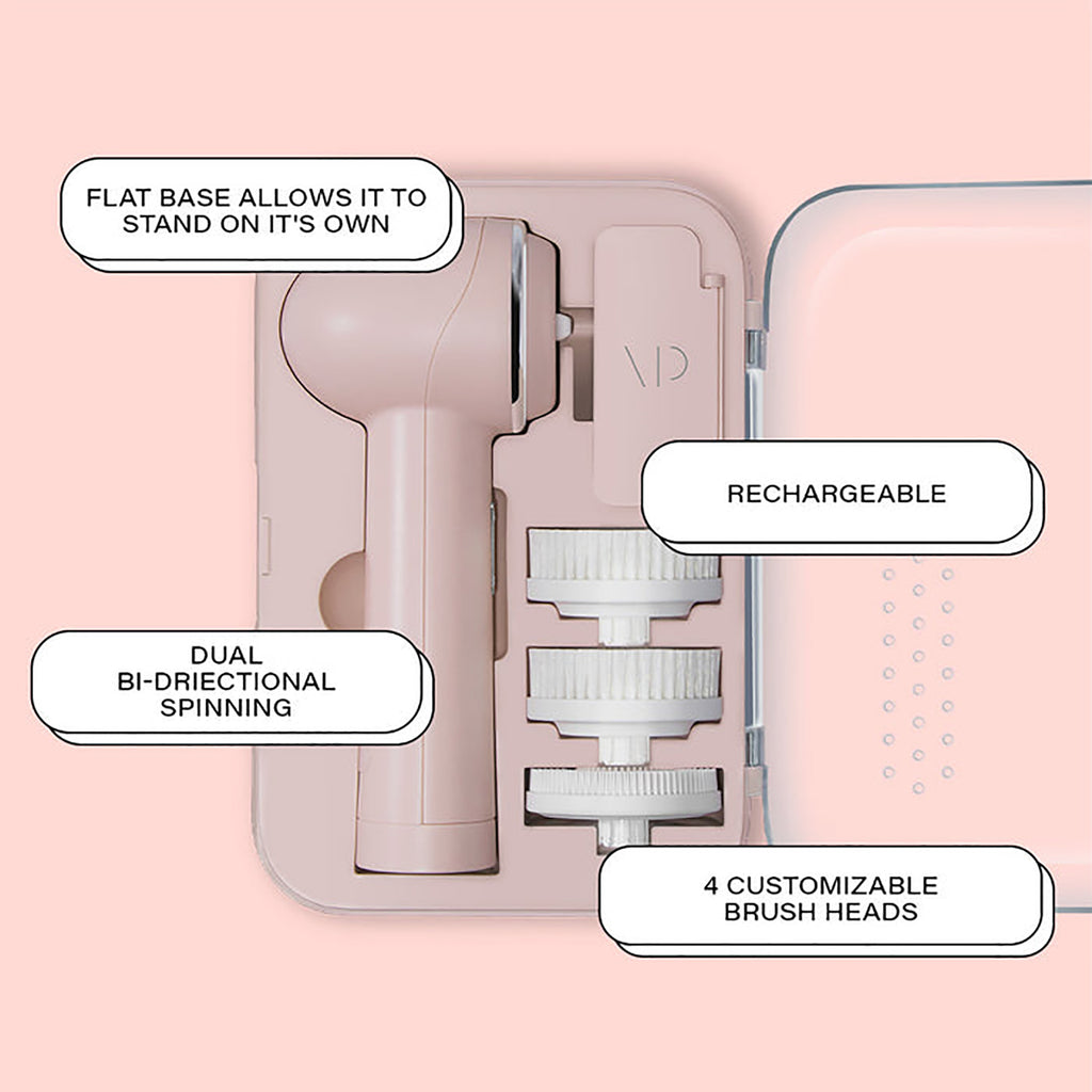 Vanity Planet Raedia 2.0 | Facial Cleansing Brush + Body Brush Head / PINK thumbnail 10