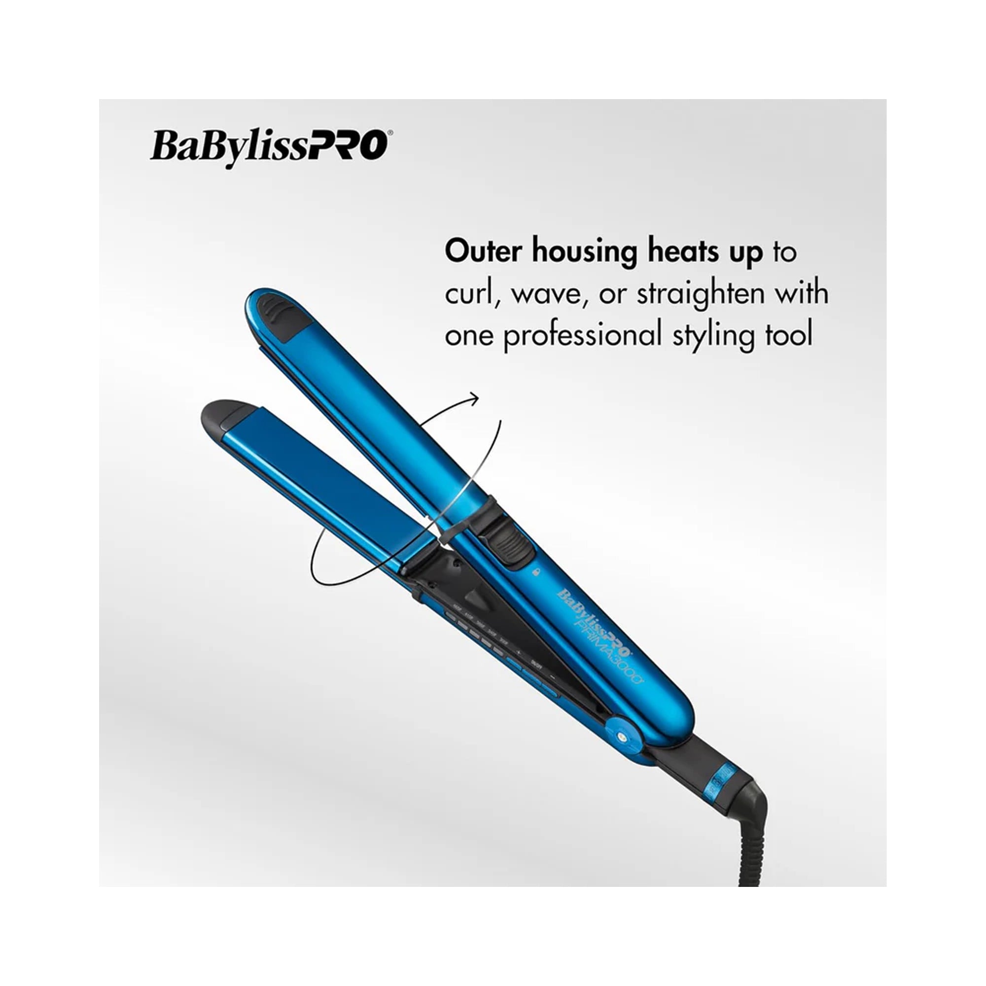 Babylisspro Limited Edition Nano Titanium Prima3000 1 1/4" Styling Iron - Item No. BNTMB3000TUC / 1 1/4"