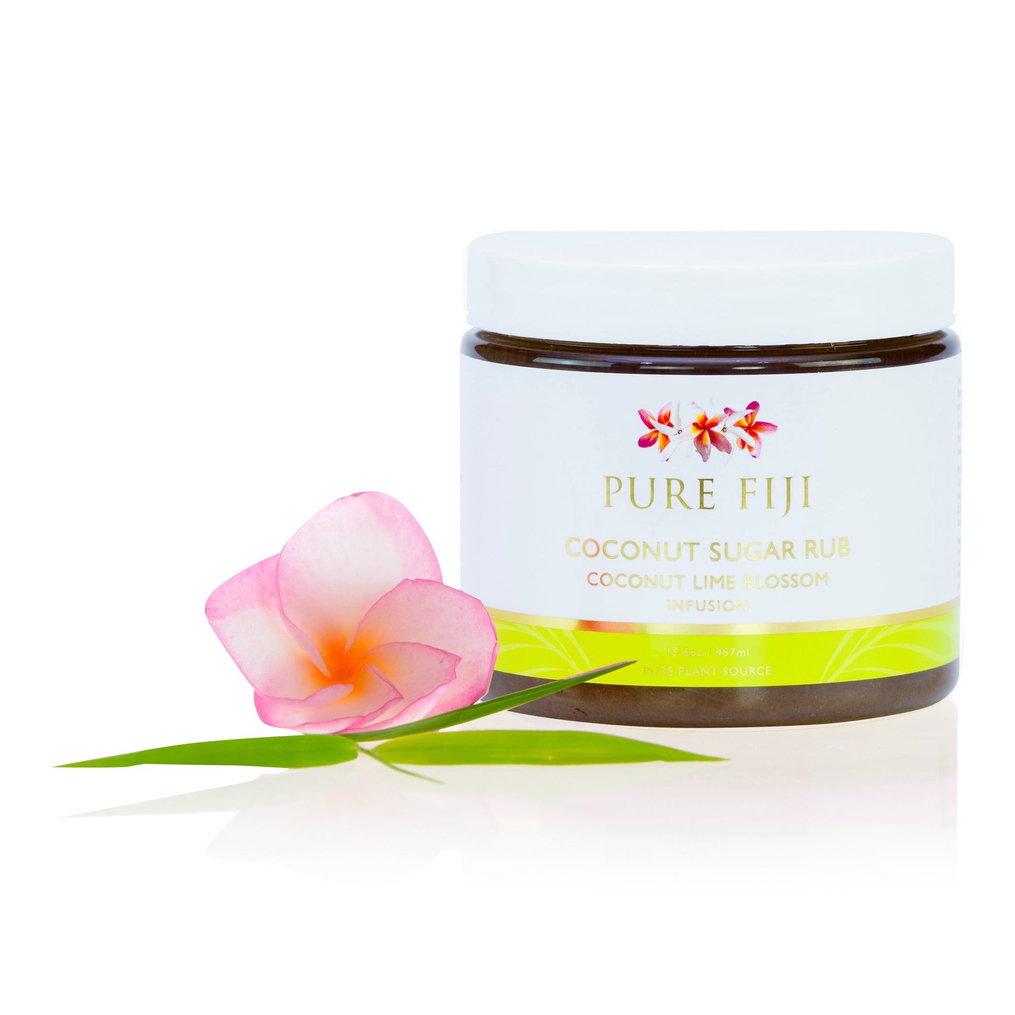 Pure Fiji Coconut Sugar Rub - Coconut Lime Blossom 15oz